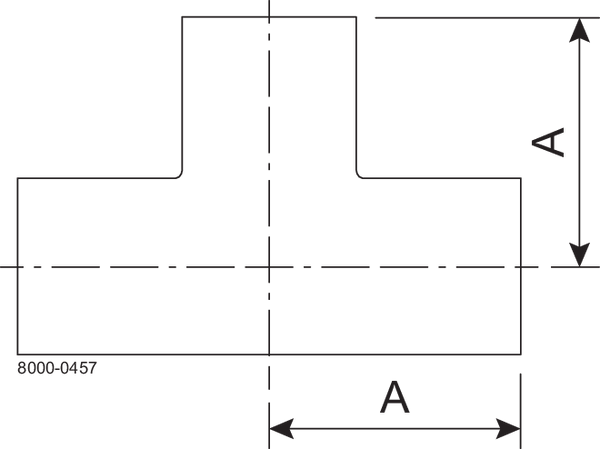 B7WWW-4-316L- PM - BPE TEE W 15RA/POL OD SF4