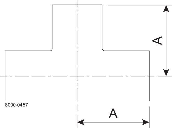 B7WWW-3/4-316L-PL  . - BPE TEE W 20RA/POL OD SF1