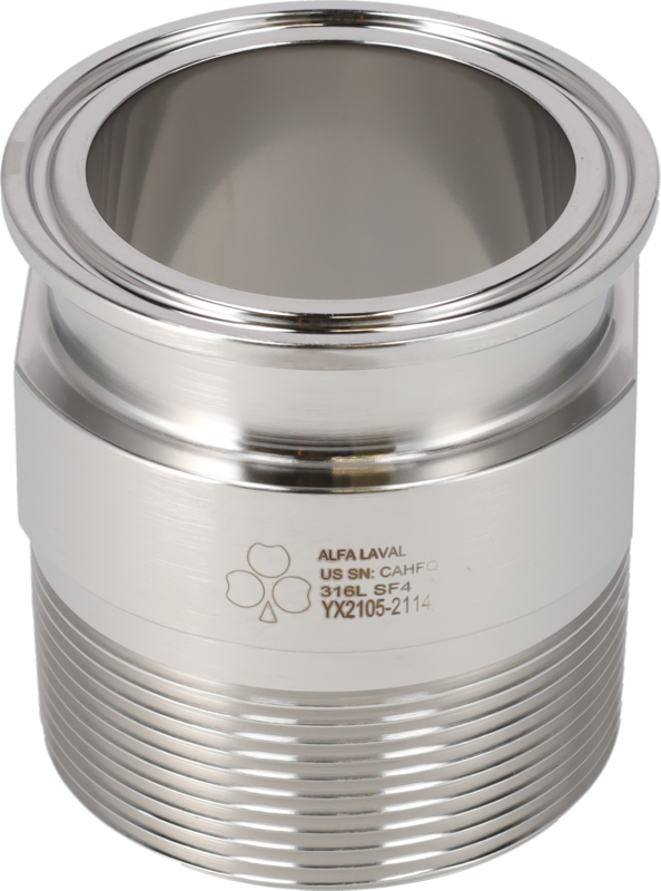 21MP-1/2 X 1/2-316L-PM - TC X NPT-MALE ADAPTER 15RAEP