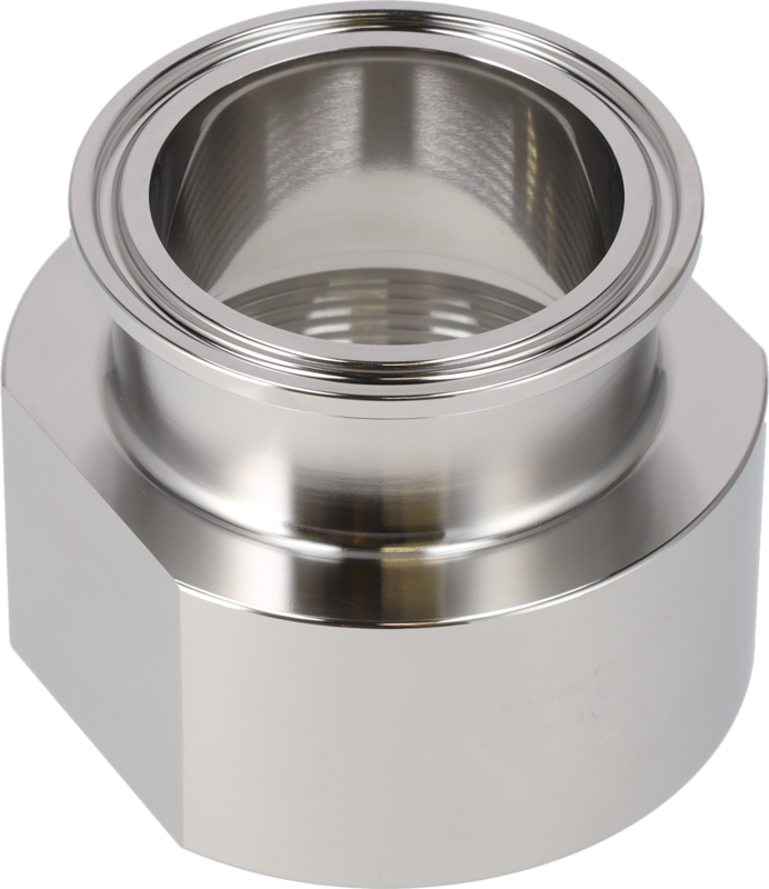 22MP-1 1/2 X 1 1/2-316L-PM - TC X NPT-FEMALE ADAPTER 15RAEP.