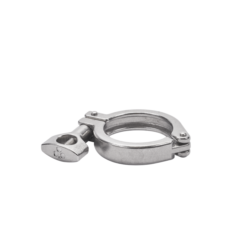 A13MHM-1/2-3/4-S-304 - SINGLE HINGE CLAMP 0.5 & 0.75"